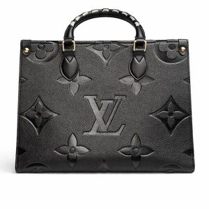 Elegant Black Embossed Tote